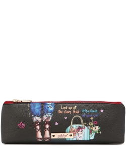 Nikky By Nicole Lee Slim Cosmetic Pouch NK21010 LOVELY FEET